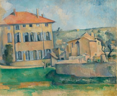 The House in Aix (Jas de Bouffan) by Paul Cézanne